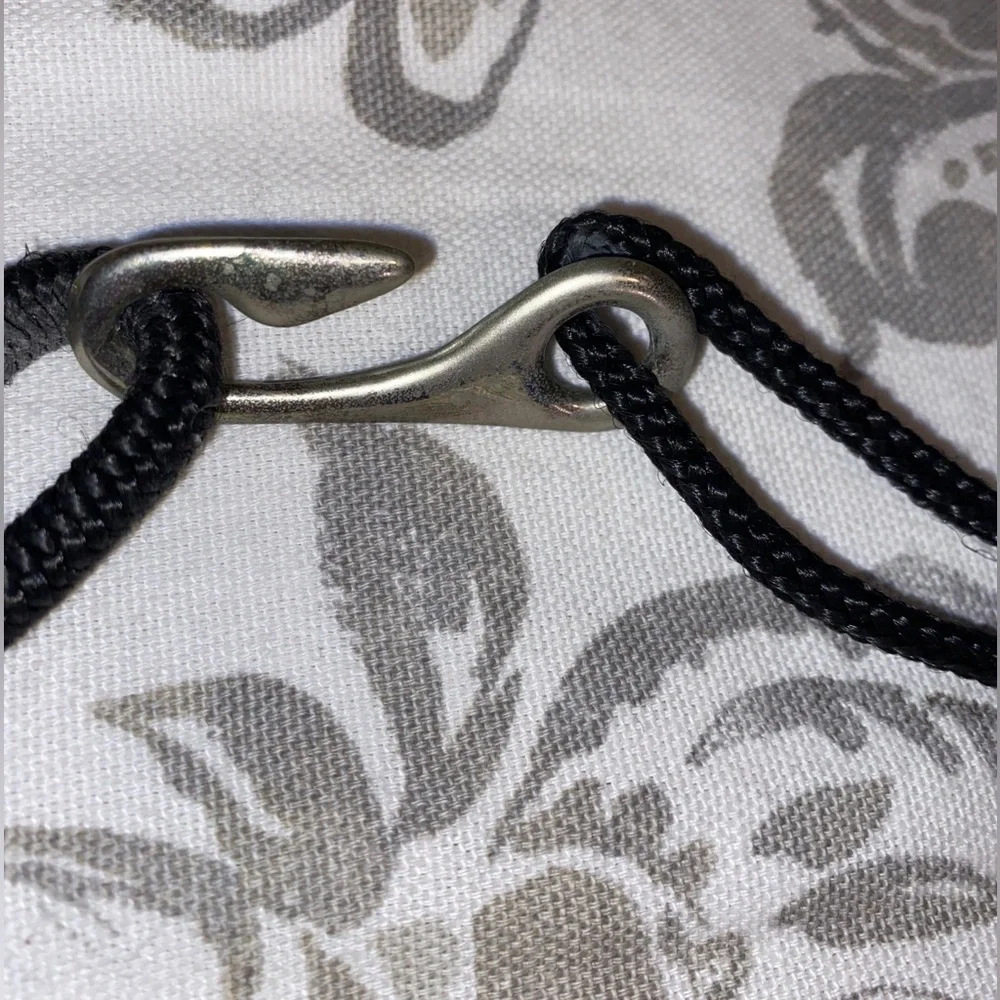 Vintage western Braided Belt With Buckle 80's - 90's Style‎ Hook Closure